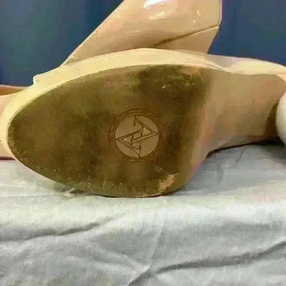 Adrienne Vittadini Gervin-1 Nude SlipOn Heels - Picture 6 of 6